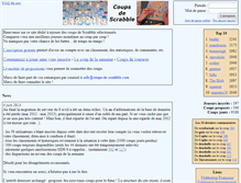 Tablet Screenshot of coups-de-scrabble.com